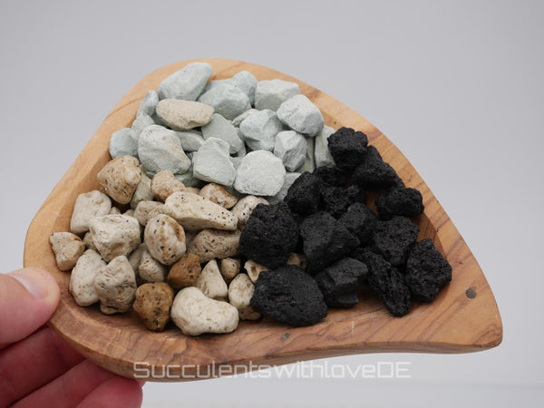 Zeolith/Bims/Lavastein-Mischung 8–16 mm – Pflanzsubstrat für Drainage & Hydrokultur, gewaschen/ungewaschen, 1 Liter